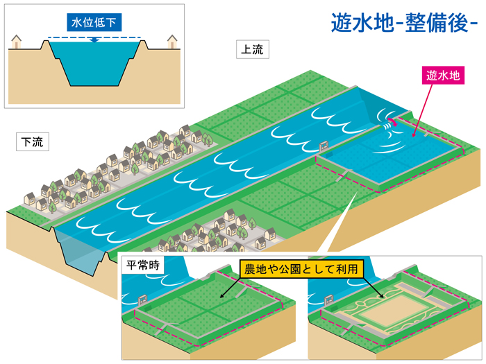 遊水地（整備後）
