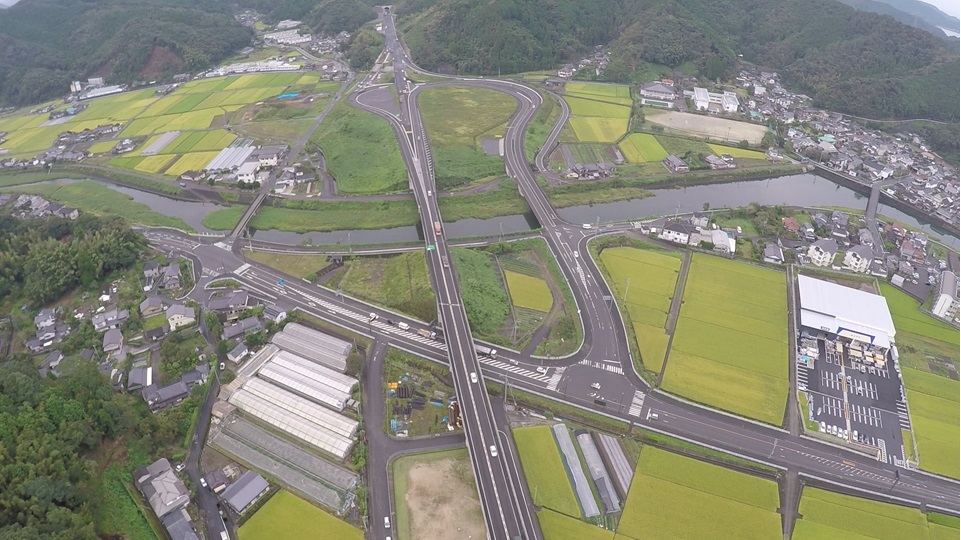 【１】芦北ＩＣから水俣方面　写真