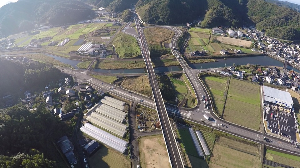 【１】芦北ＩＣから水俣方面　写真