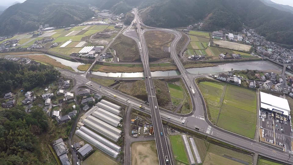 【１】芦北ＩＣから水俣方面　写真