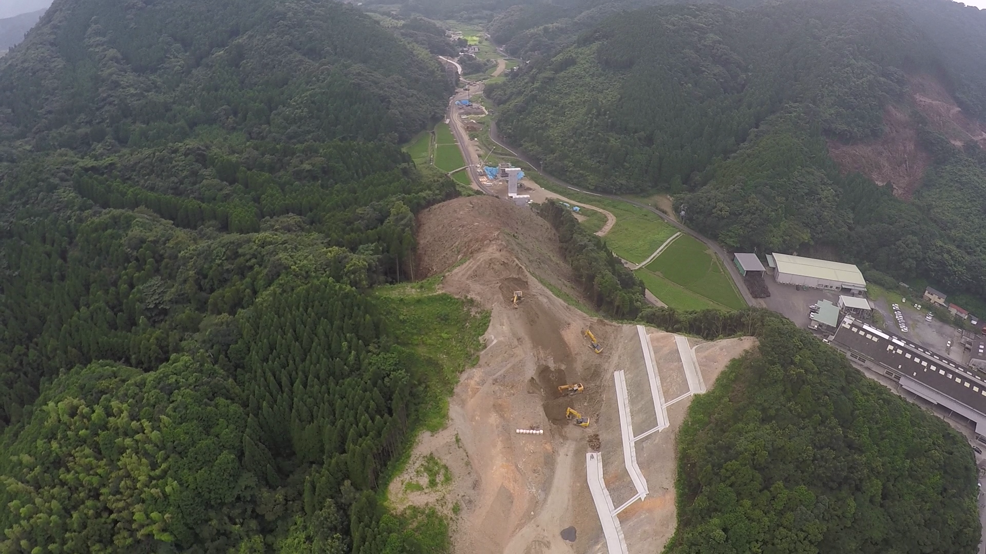 【１０】小津奈木地区より水俣IC方面を望む