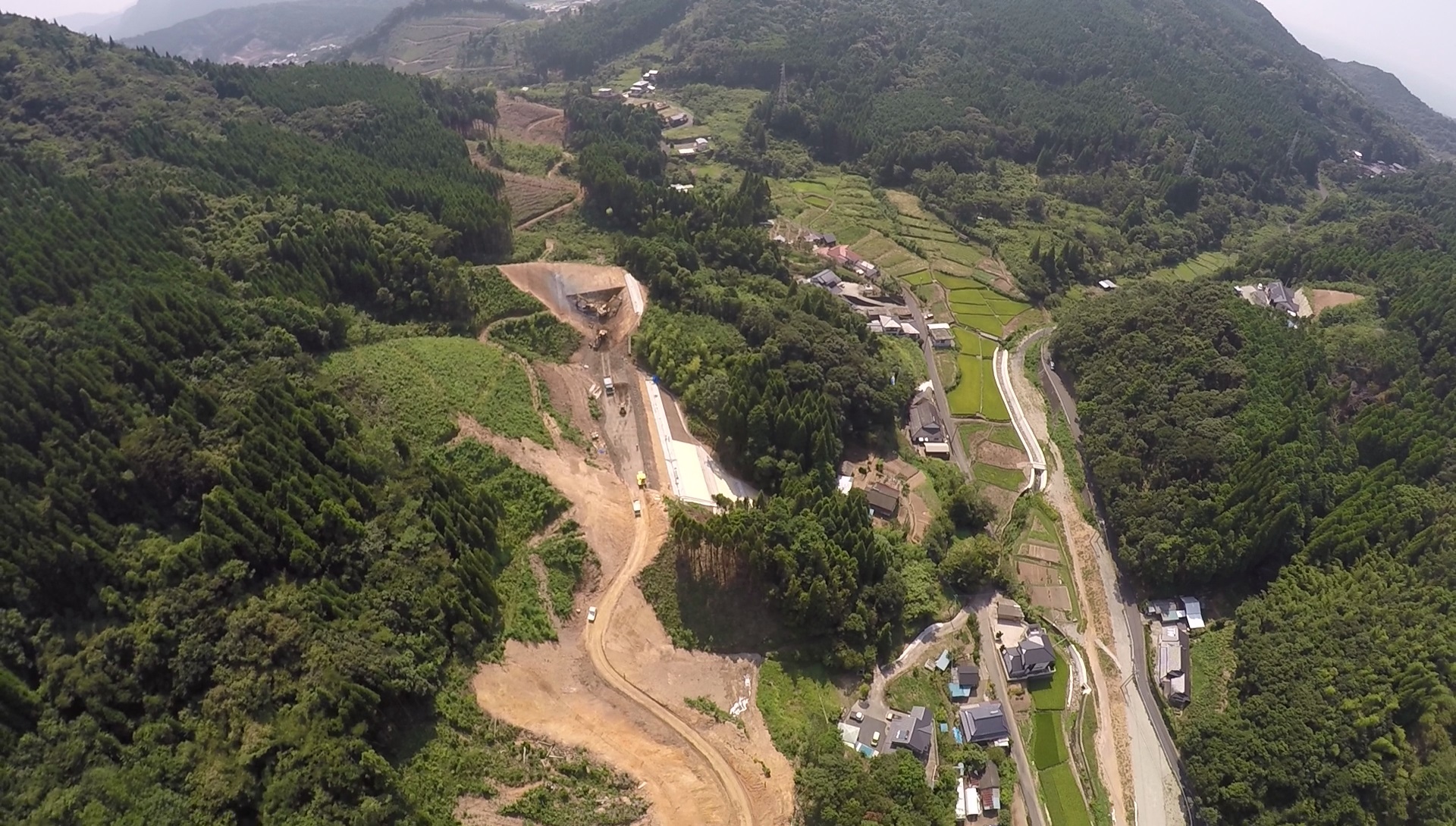 【１１】大迫地区より芦北方面を望む