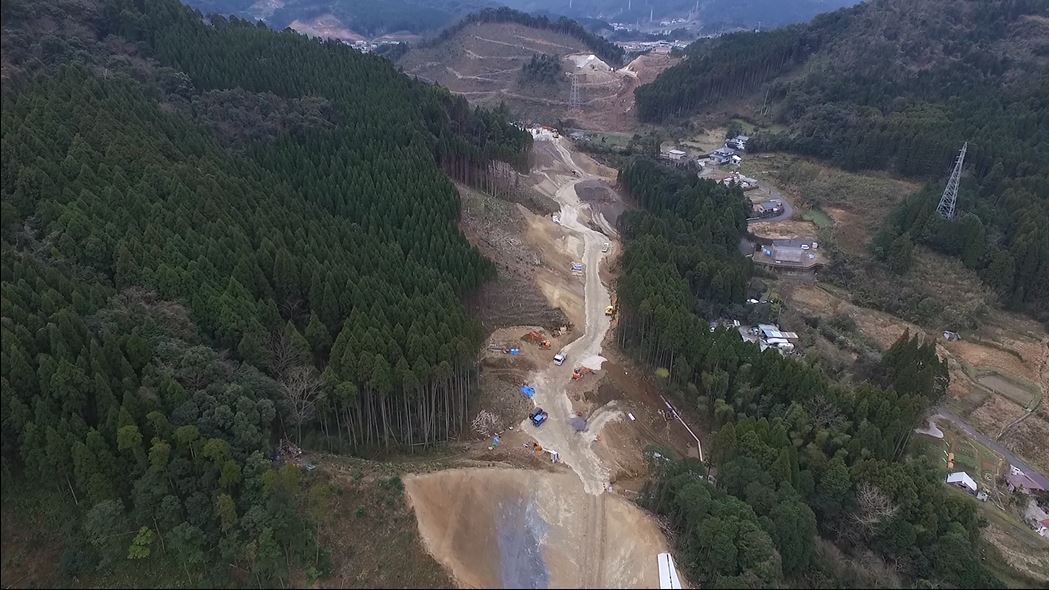 【１１】大迫地区より芦北方面を望む