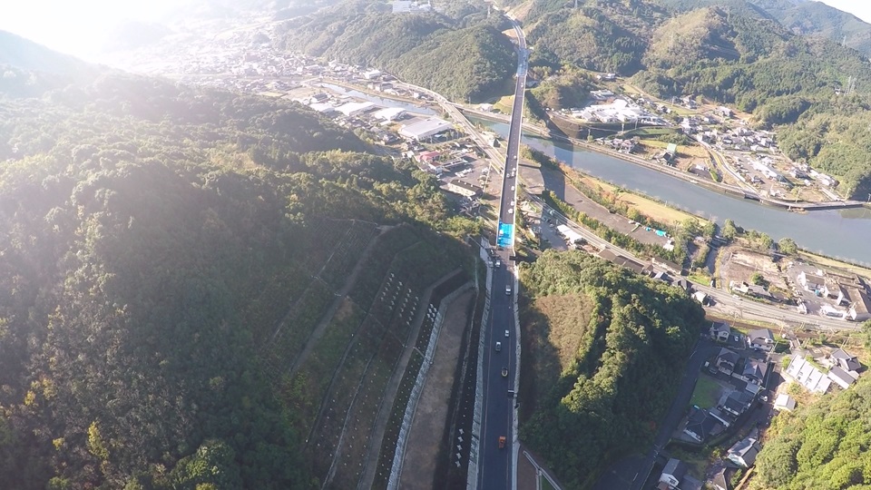 【１】芦北ＩＣから水俣方面　写真