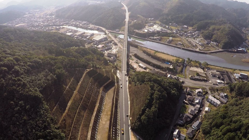 【１】芦北ＩＣから水俣方面　写真