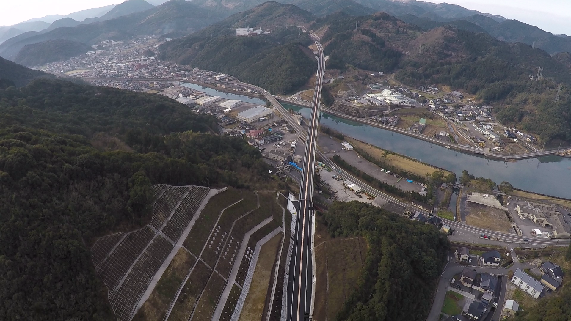 【１】芦北ＩＣから水俣方面　写真