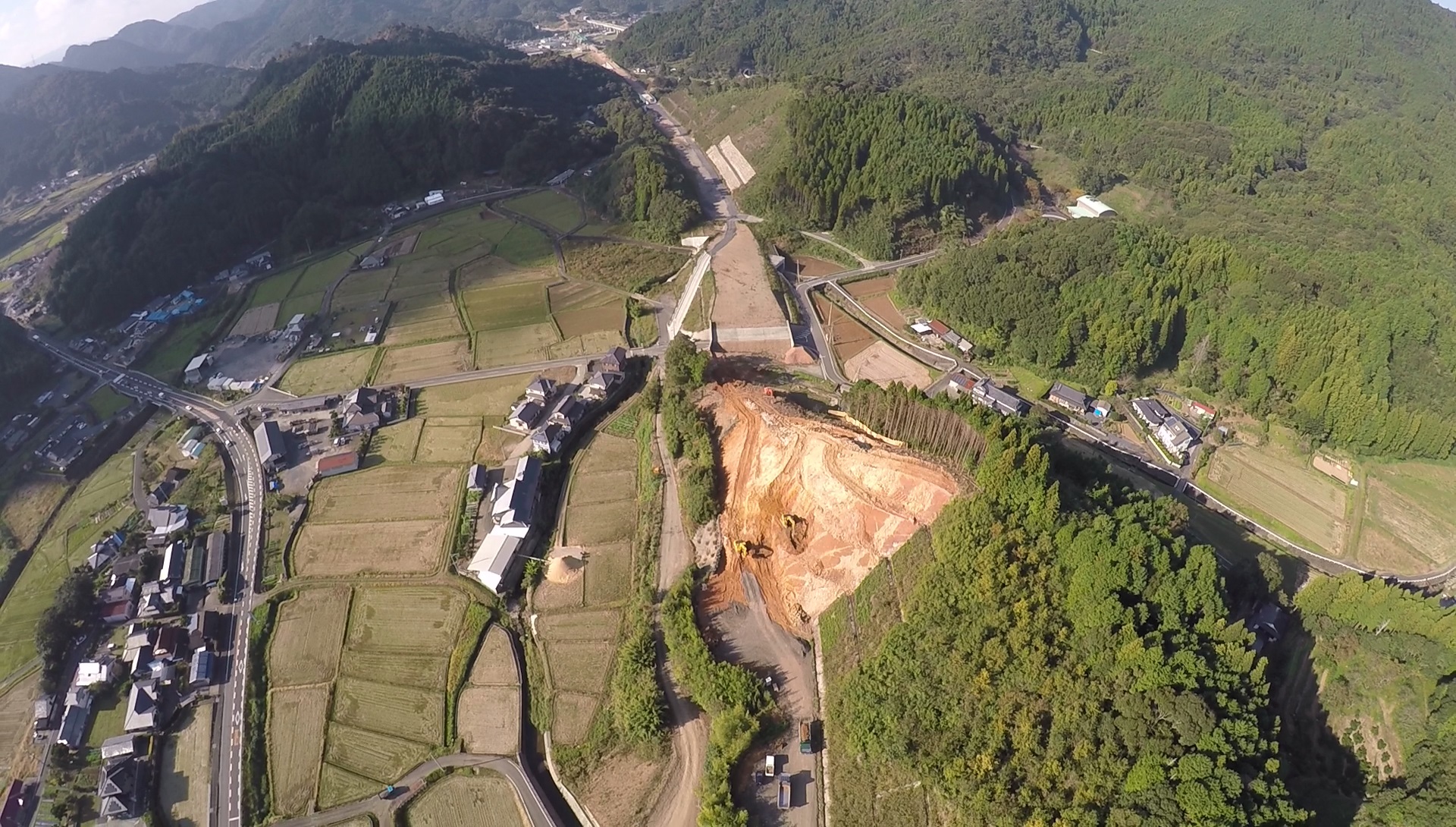 【７】津奈木IC南地点より水俣方面を望む　写真