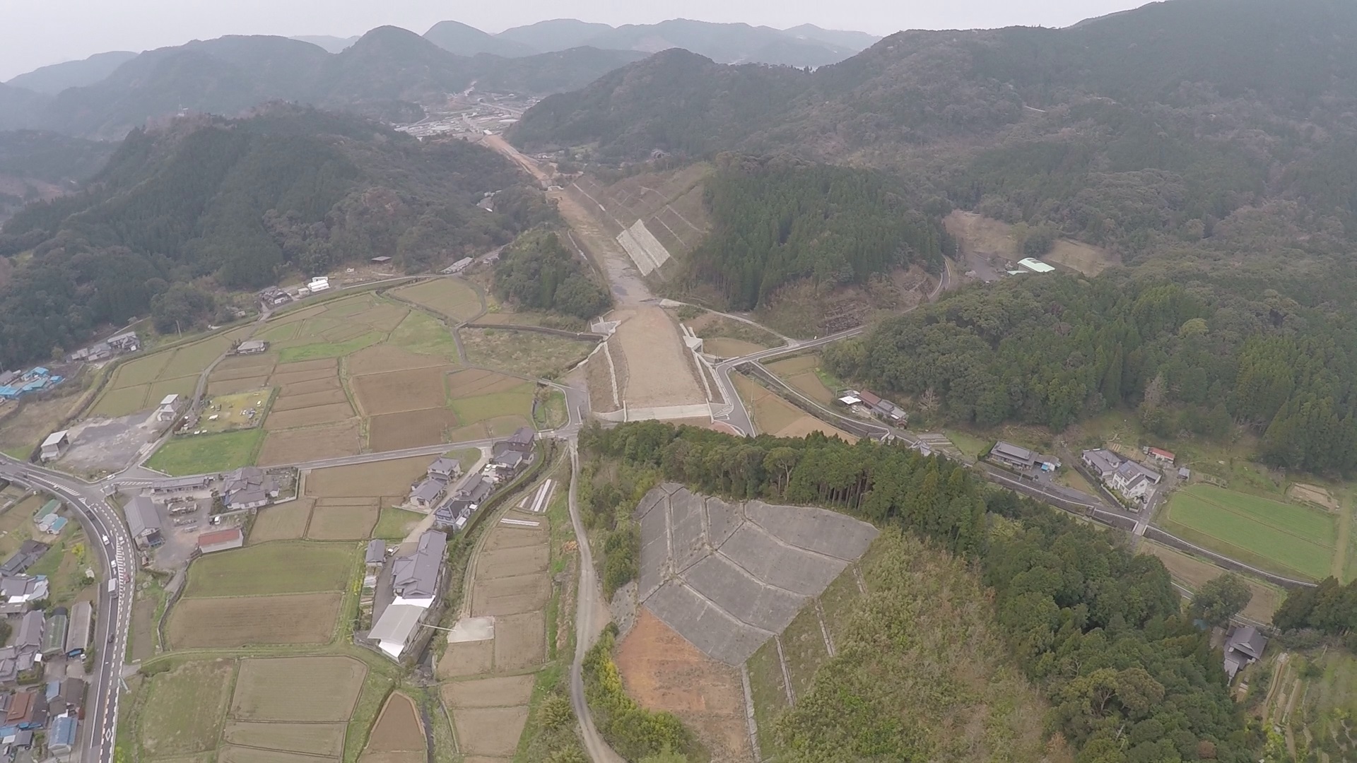 【７】津奈木IC南地点より水俣方面を望む　写真