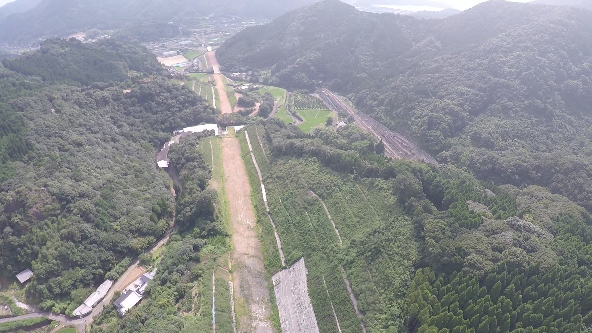 【７】津奈木IC南地点より水俣方面を望む　写真