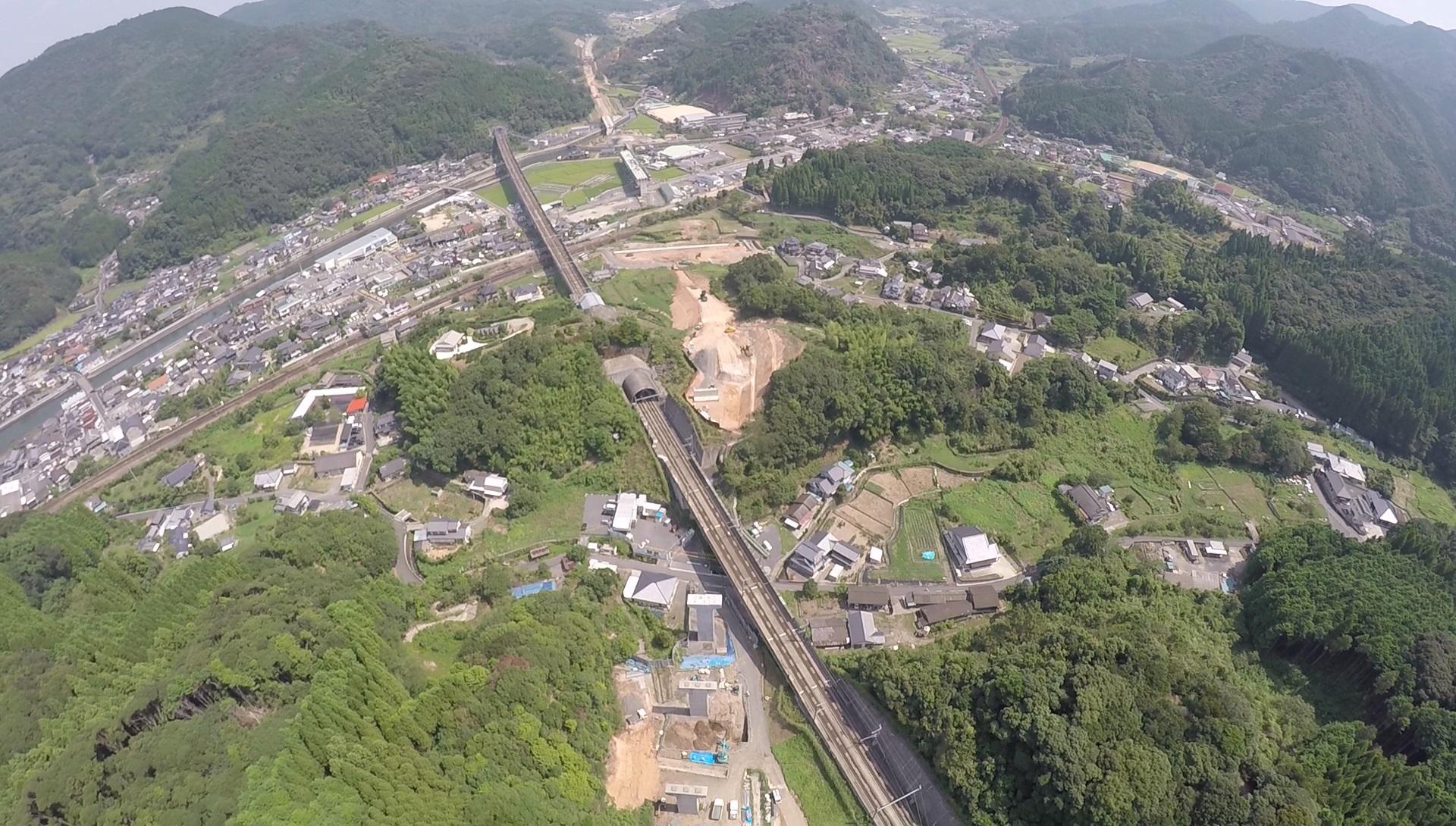 【８】桜戸橋南側より津奈木IC方面を望む　写真