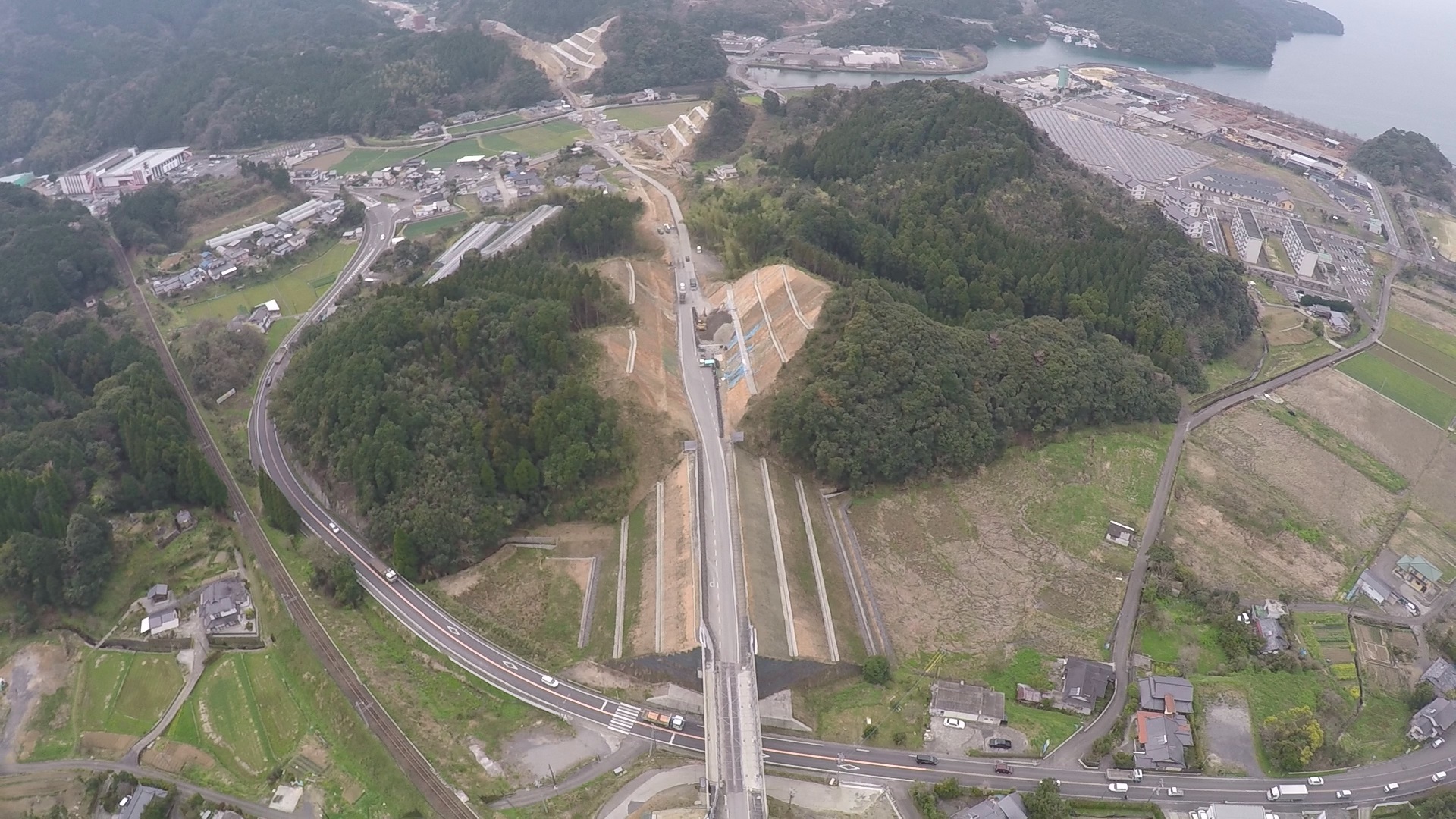 【９】小津奈木地区より芦北方面を望む