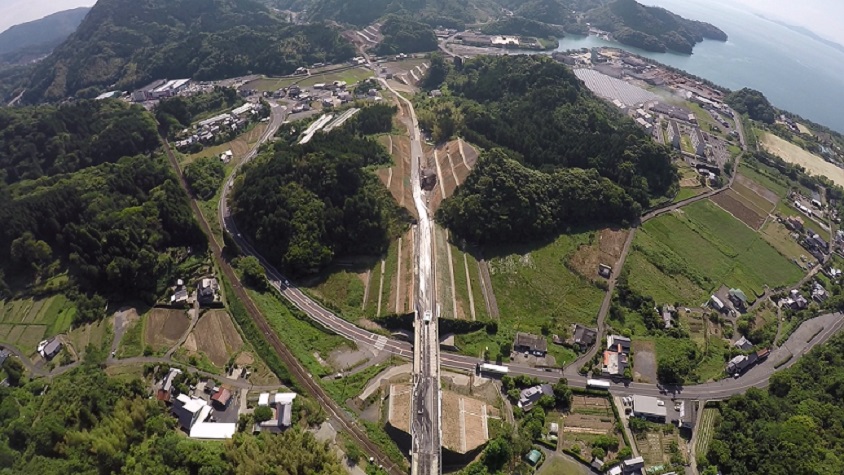 【９】小津奈木地区より芦北方面を望む