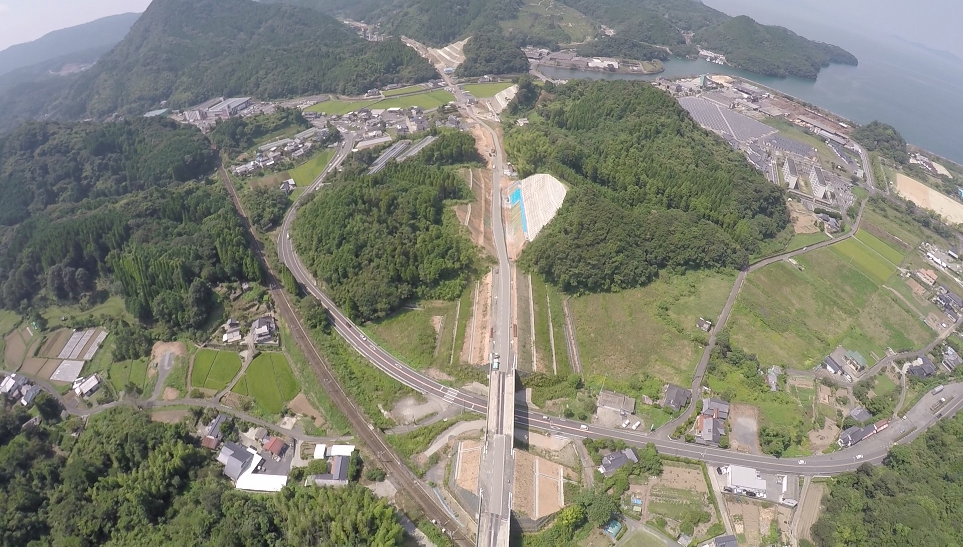 【９】小津奈木地区より芦北方面を望む